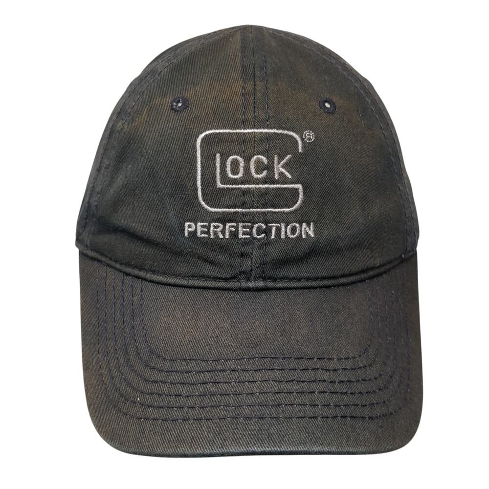 GLOCK Perfection Baseball Cap Black One Size Adjustable Embroidered 6 Panel